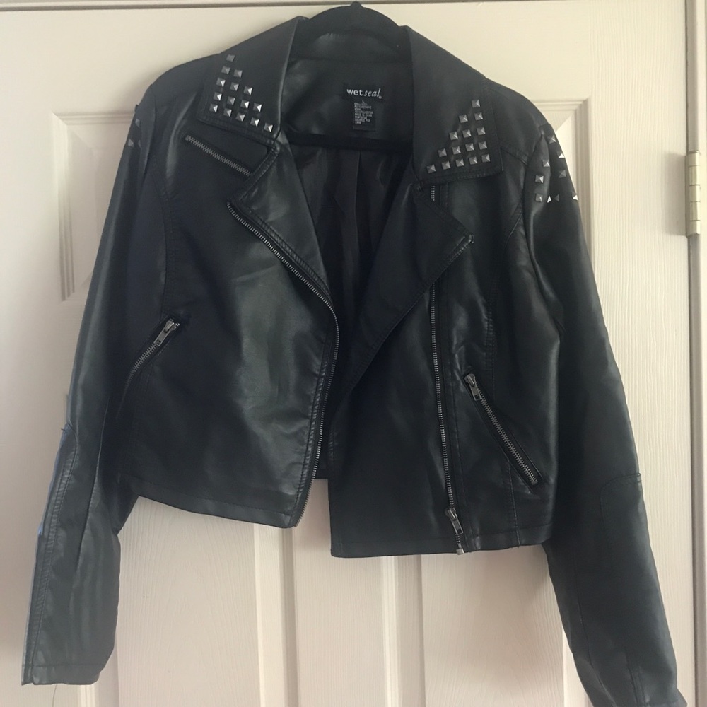 Wet Seal Leather Jacket